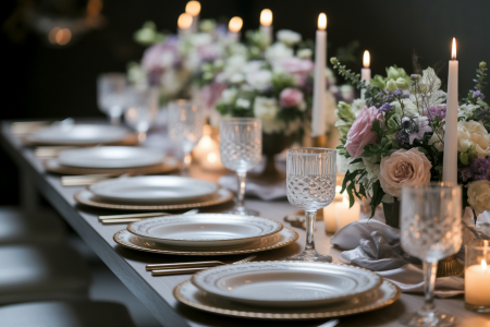 Comment décorer sa table pour un dîner gastronomique ?
